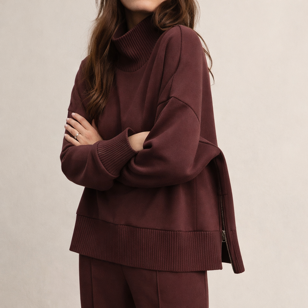 MAGDA | Komplet z szerokimi spodniami