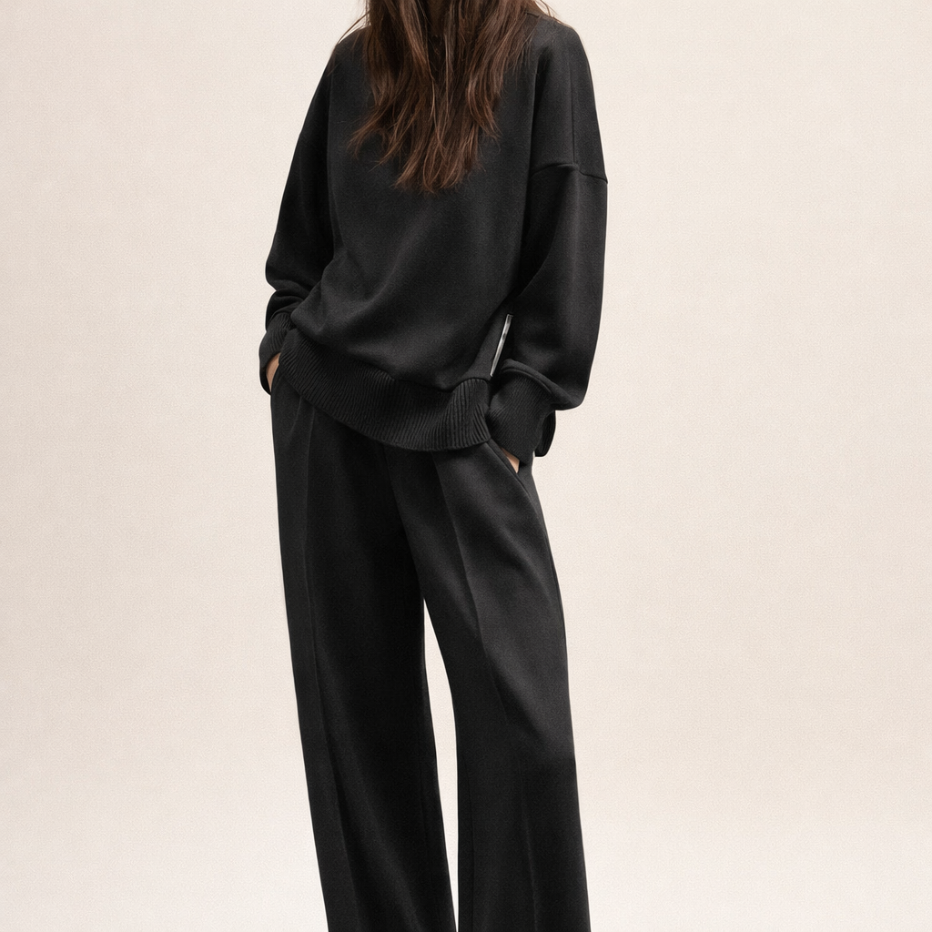 MAGDA | Komplet z szerokimi spodniami